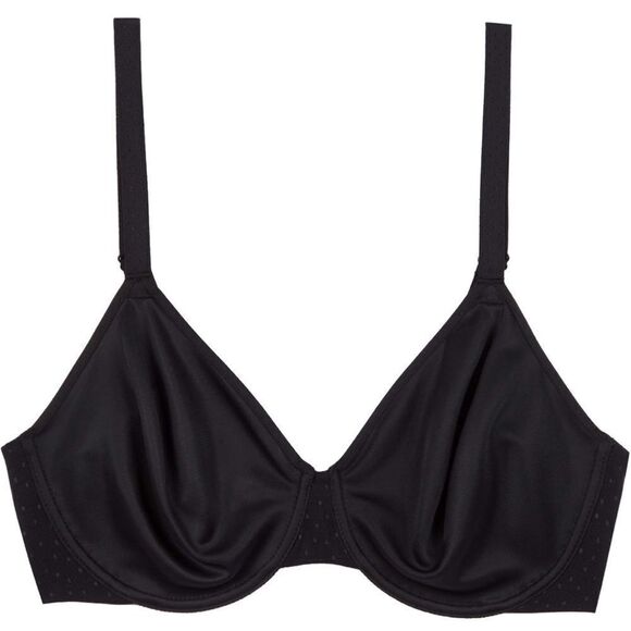 WACOAL 857303 BACK APPEAL MINIMIZER BRA IN BLACK - Picture 4 of 10